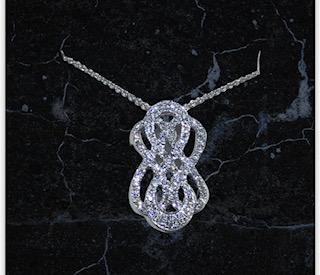 Diamond Infinity Pendant 