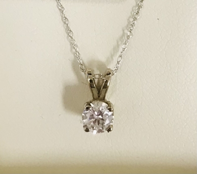 .41ct Diamond Pendant Necklace 