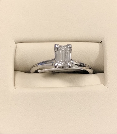1/2CTW Solitare Diamond Engagement Ring 