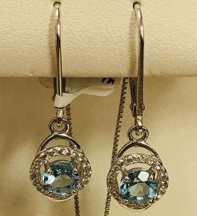 SS Birthstone Earrings 