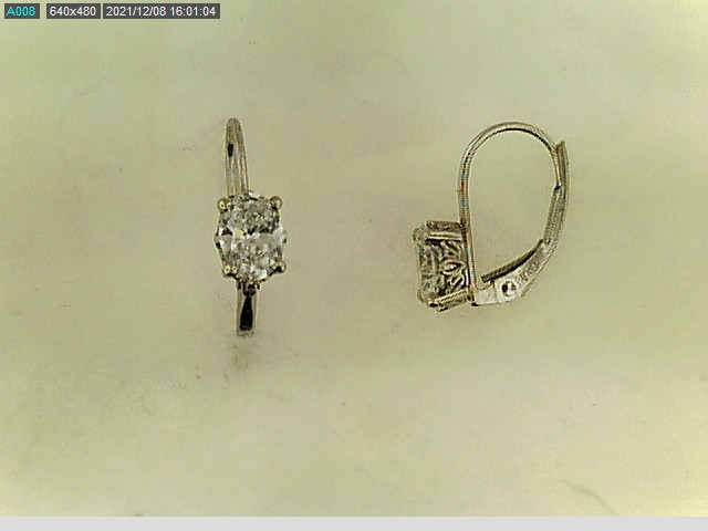 1cttw Oval Lab Grown Diamond earrings 